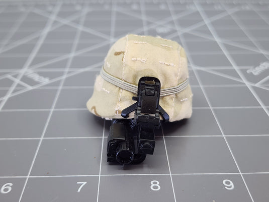 BAM 1/6 3C Desert Camo Helmet W/ NVG (Dragon)