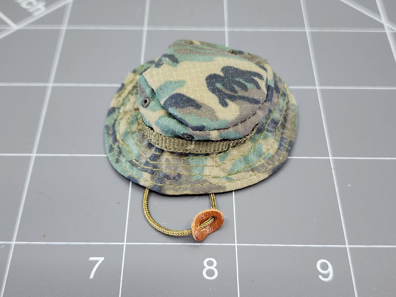Load image into Gallery viewer, BAM 1/6 Woodlands Camo Boonie Hat (Toy Soldier)
