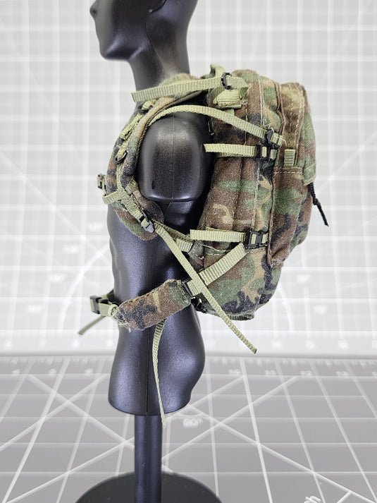 BAM 1/6 Woodlands Camo Assault Pack (Dragon)