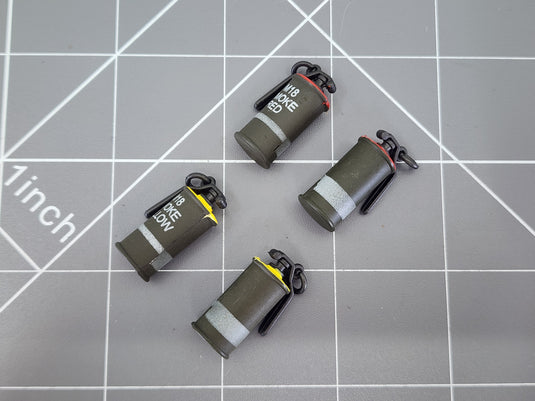BAM 1/6 Vietnam Smoke Grenade Set Yellow/Red