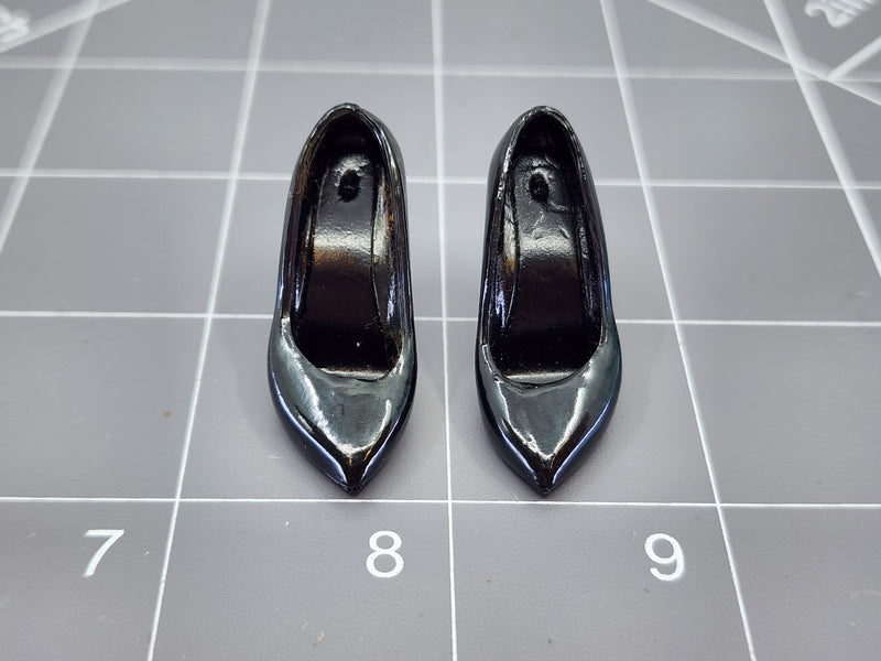 Load image into Gallery viewer, BAM 1/6 Black High Heel Shoes (Female) (Foot Type)
