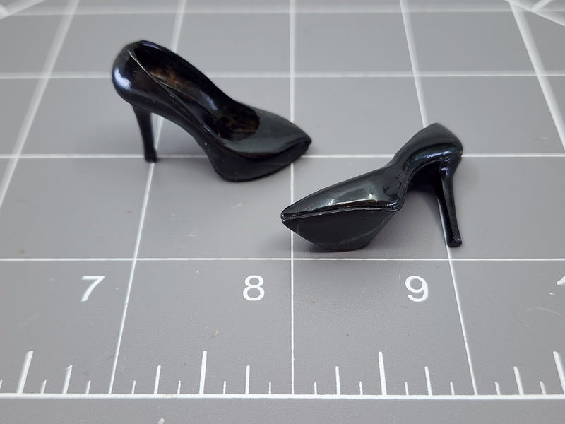 Load image into Gallery viewer, BAM 1/6 Black High Heel Shoes (Female) (Foot Type)
