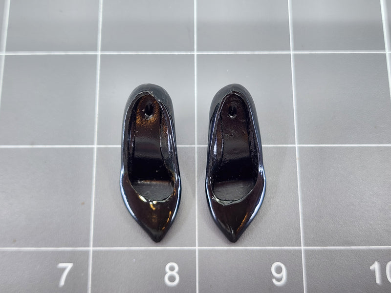 Load image into Gallery viewer, BAM 1/6 Black High Heel Shoes (Female) (Foot Type)
