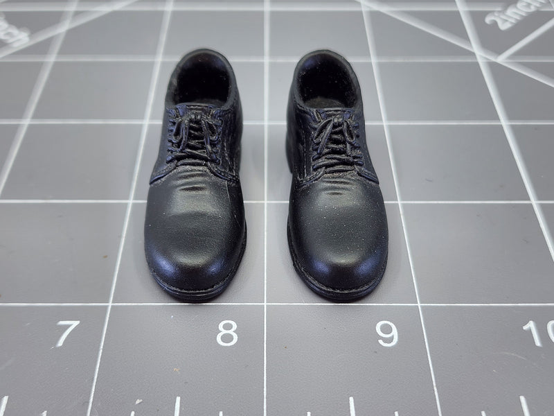 Load image into Gallery viewer, BAM 1/6 Black Shoes (Peg Type)

