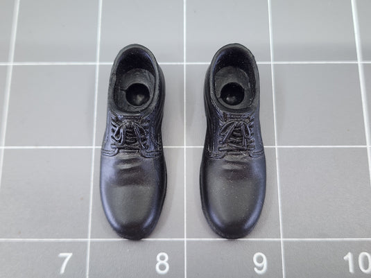 BAM 1/6 Black Shoes (Peg Type)