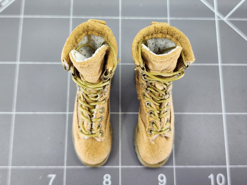Load image into Gallery viewer, BAM 1/6 Coyote Tan Danner Work Boots (Soldier Story) (Foot Type)
