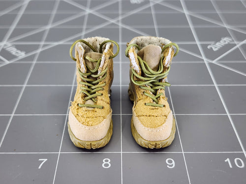 BAM 1/6 Coyote Tan Hiking Boots (Soldier Story) (Foot Type)
