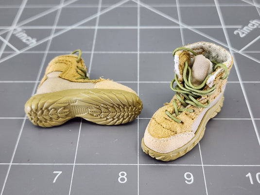 BAM 1/6 Coyote Tan Hiking Boots (Soldier Story) (Foot Type)