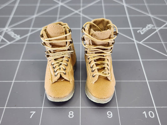 BAM 1/6 Coyote Tan Boots (Barracks Sergeant ) (Foot Type)