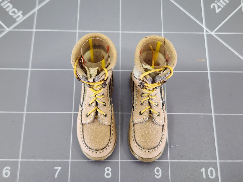 Load image into Gallery viewer, BAM 1/6 Coyote Tan Boots (Foot Type)
