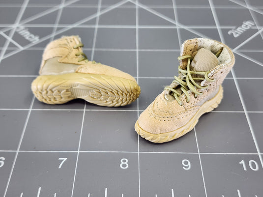 BAM 1/6 Coyote Tan Boots (Soldier Story) (Foot Type)