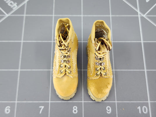 BAM 1/6 Coyote Tan Boots (DID) (Foot Type) (See Desc.)
