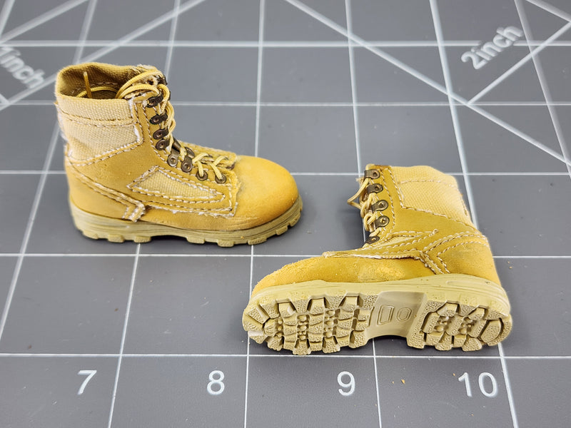 Load image into Gallery viewer, BAM 1/6 Coyote Tan Boots (DID) (Foot Type) (See Desc.)

