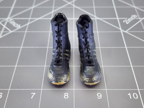BAM 1/6 Black GSG9 Boots (Toy Soldier) (Foot Type)