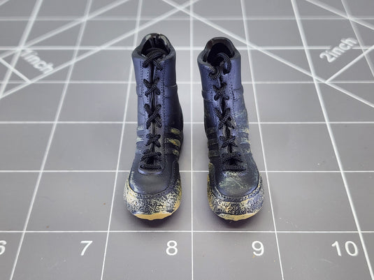 BAM 1/6 Black GSG9 Boots (Toy Soldier) (Foot Type)