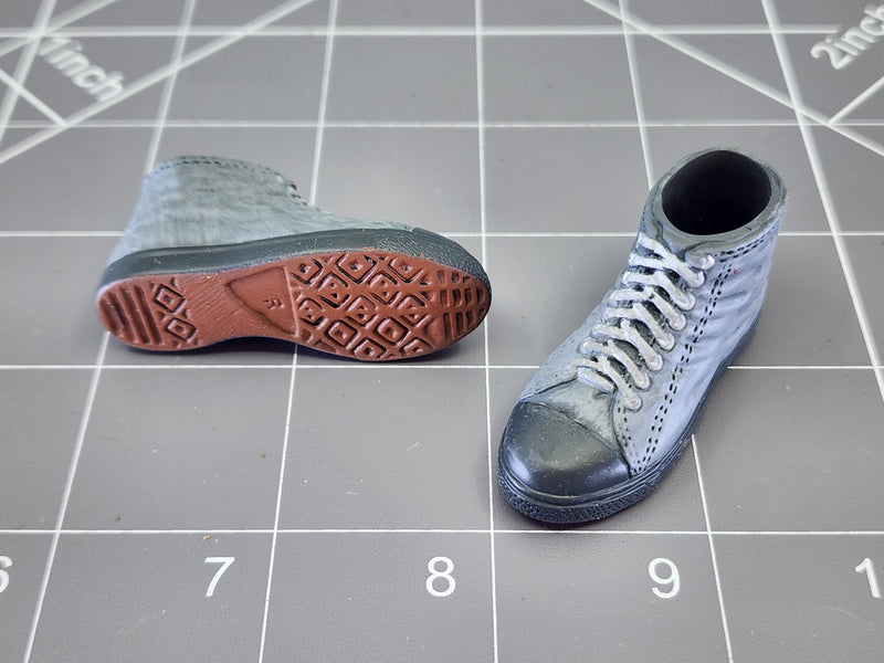 Load image into Gallery viewer, BAM 1/6 Grey Sneakers (21 Century) (Foot Type)
