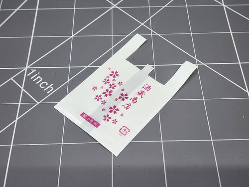 BAM 1/6 White/ Pink Shopping Bag