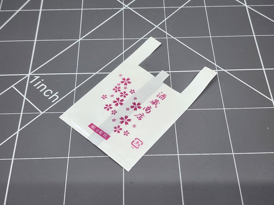 BAM 1/6 White/ Pink Shopping Bag