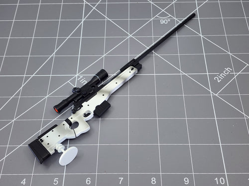 BAM 1/6 Arctic Camo Sniper Rifle (Flagset)