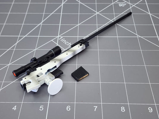 BAM 1/6 Arctic Camo Sniper Rifle (Flagset)
