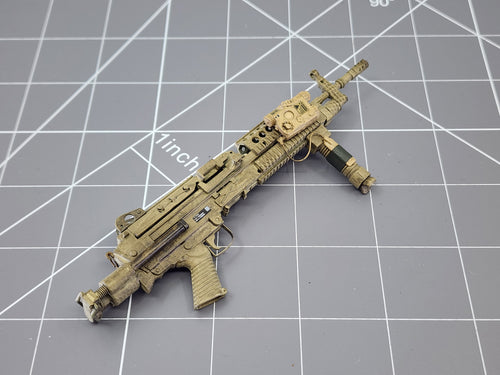 BAM 1/6 M249s PARA LMG Cerakote Snake Skin Camo