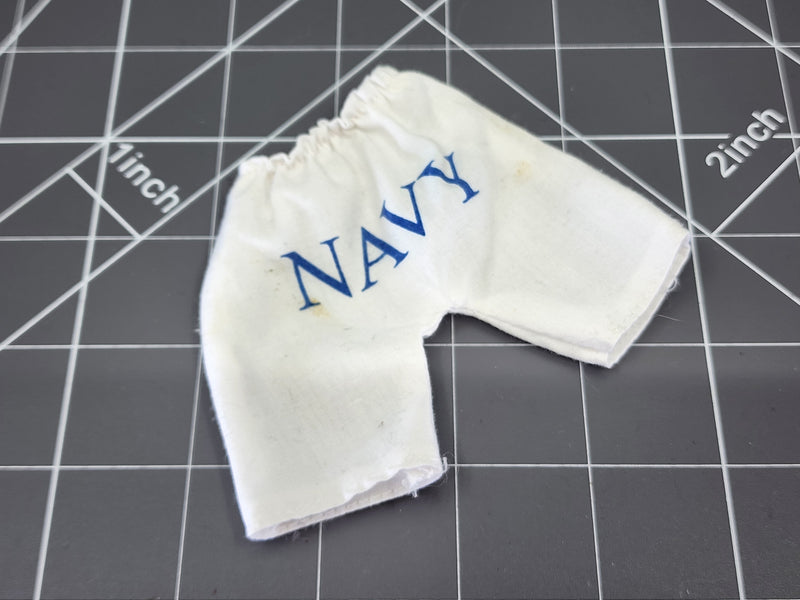 Load image into Gallery viewer, BAM 1/6 White Navy Shorts
