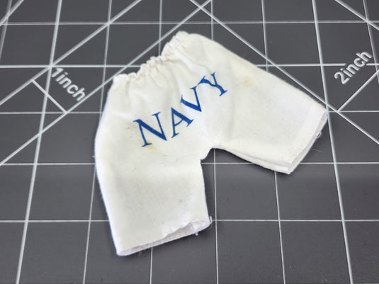 BAM 1/6 White Navy Shorts