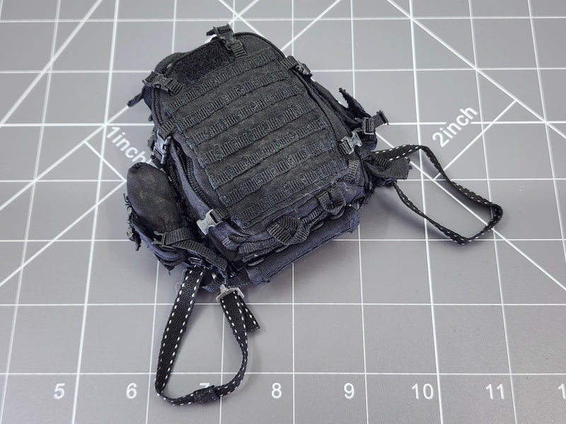 Load image into Gallery viewer, BAM 1/6 Black Molle Backpack (Hot Toys)
