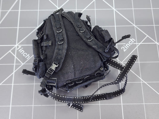 BAM 1/6 Black Molle Backpack (Hot Toys)