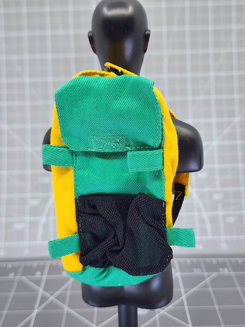 Load image into Gallery viewer, BAM 1/6 Green &amp; Yellow Backpack (21 Century)
