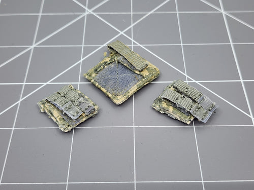 BAM 1/6 UCP Camo MOLLE Admin Pouch W/ Pistol Mag Pouches (Hot Toys)
