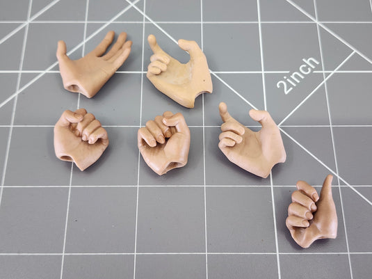 BAM 1/6 *Lot* Of Hands