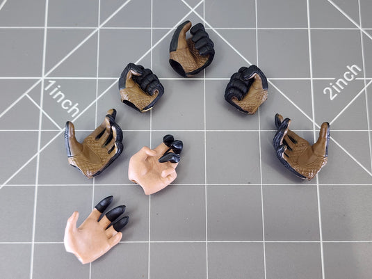 BAM 1/6 *Lot* Of Hands (Hot Toys)