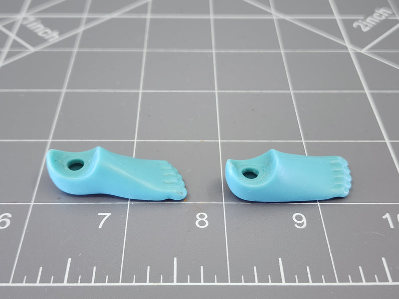 Load image into Gallery viewer, BAM 1/6 Set Of Feet (Peg Type) (Blue)

