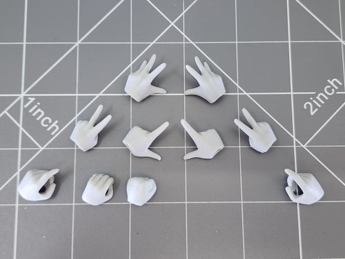 BAM 1/6 *Lot* Of Hands Grey (Female)