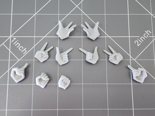 BAM 1/6 *Lot* Of Hands Grey (Female)