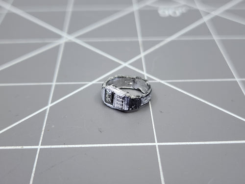BAM 1/6 Silver Digital Watch