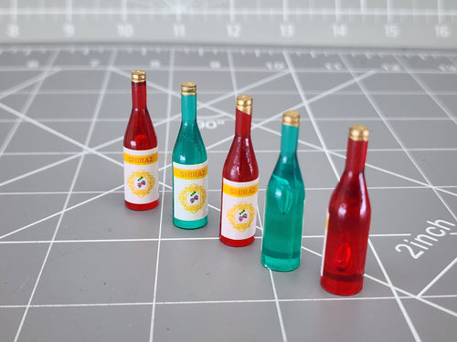 Bam 1/6 Green & Red Bottles