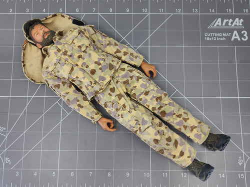 Bam 1/6 Bearded Figure W/ Australian SASR Camo (BBI)