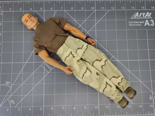 Bam 1/6 Figure W/ 3C Desert Camo Pants & Watch (Dragon)