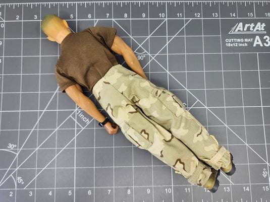 Bam 1/6 Figure W/ 3C Desert Camo Pants & Watch (Dragon)