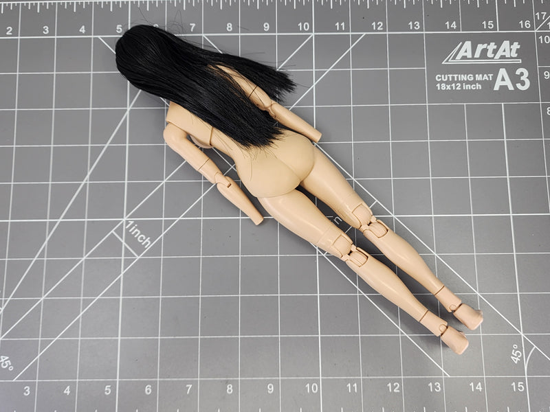 Load image into Gallery viewer, Bam 1/6 Female Body W/ Removable Hair, Stand, &amp; extra Hands (Flagset)
