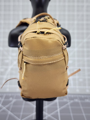 Bam 1/6 Coyote Tan Backpack W/ Hydration Straw