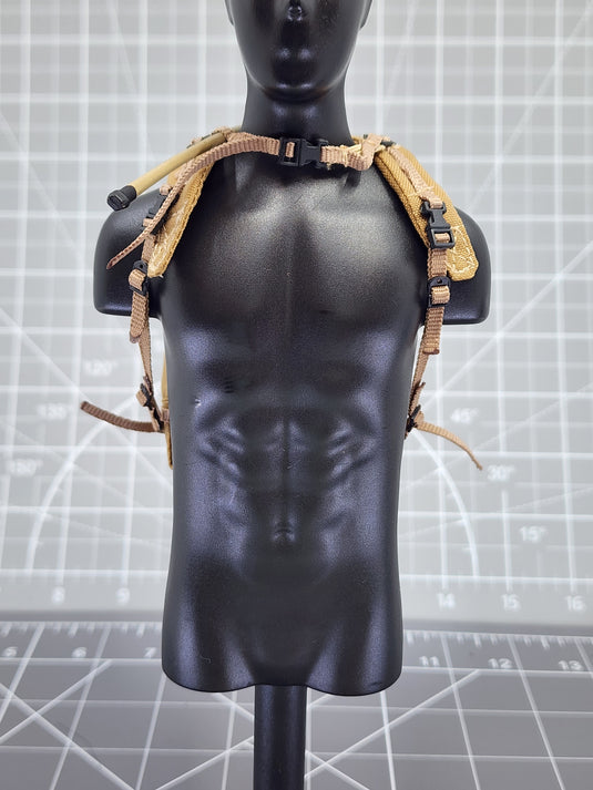 Bam 1/6 Coyote Tan Backpack W/ Hydration Straw