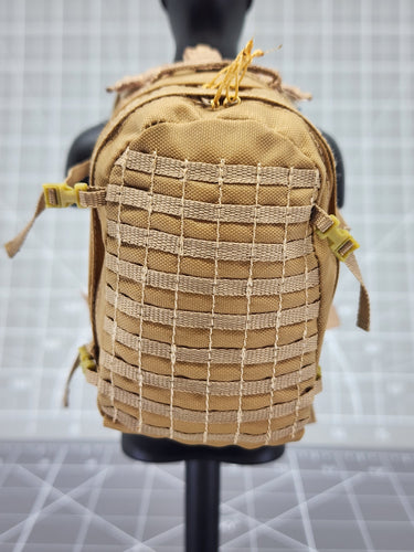 Bam 1/6 Coyote Tan MOLLE Backpack