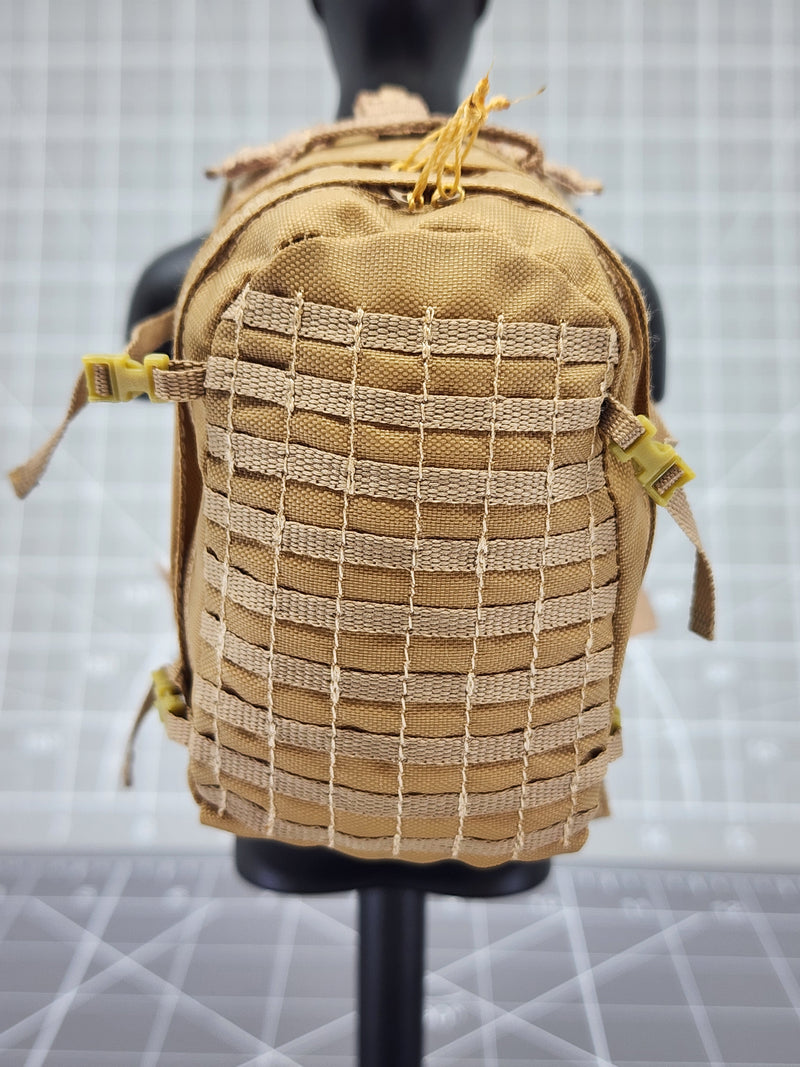 Load image into Gallery viewer, Bam 1/6 Coyote Tan MOLLE Backpack
