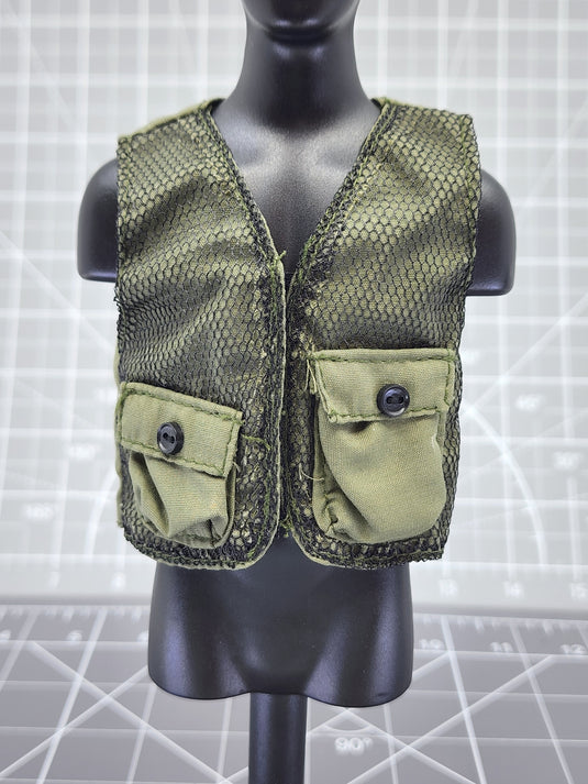 Bam 1/6 Vietnam OD Green Mesh Vest