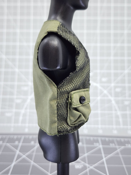 Bam 1/6 Vietnam OD Green Mesh Vest
