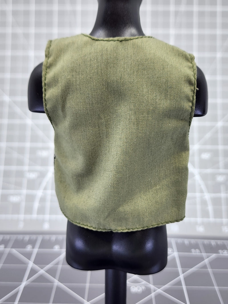 Load image into Gallery viewer, Bam 1/6 Vietnam OD Green Mesh Vest
