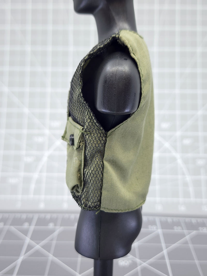 Load image into Gallery viewer, Bam 1/6 Vietnam OD Green Mesh Vest
